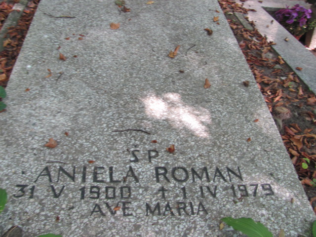 Aniela ROMAN 1900 Sopot - Grobonet - Wyszukiwarka osób pochowanych