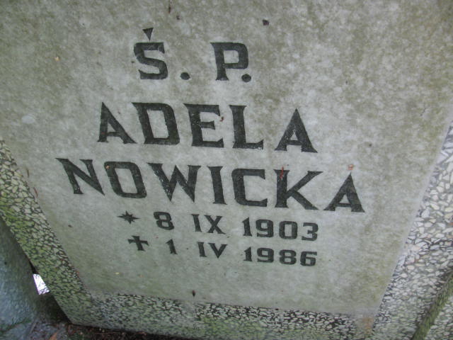 Adela NOWICKA 1903 Sopot - Grobonet - Wyszukiwarka osób pochowanych