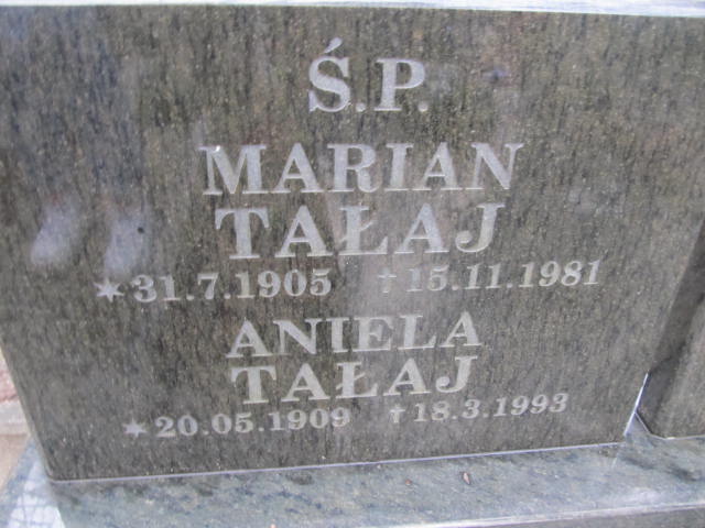 Marian TAŁAJ 1905 Sopot - Grobonet - Wyszukiwarka osób pochowanych