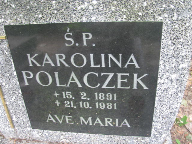 Karolina POLACZEK 1891 Sopot - Grobonet - Wyszukiwarka osób pochowanych