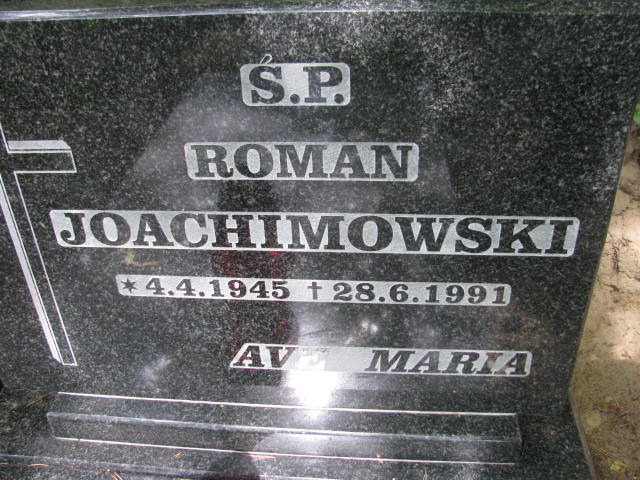  JOACHIMOWSKI 1945 Sopot - Grobonet - Wyszukiwarka osób pochowanych
