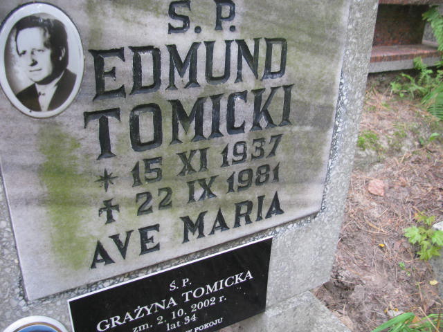 Urszula TOMICKA 1937 Sopot - Grobonet - Wyszukiwarka osób pochowanych