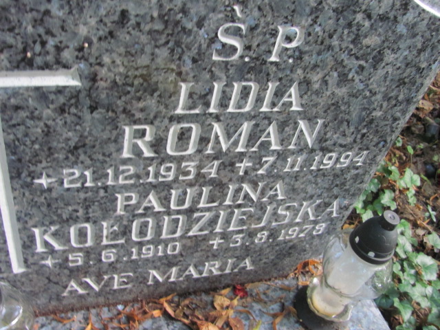 Paulina KOŁODZIEJSKA 1910 Sopot - Grobonet - Wyszukiwarka osób pochowanych