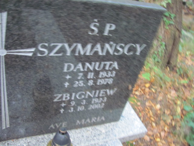 Danuta MIEDZIŃSKA - SZYMAŃSKA 1933 Sopot - Grobonet - Wyszukiwarka osób pochowanych