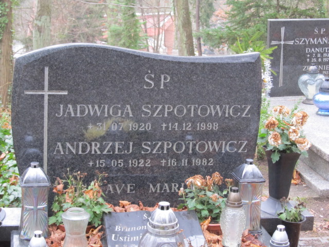 Jadwiga SZPOTOWICZ 1920 Sopot - Grobonet - Wyszukiwarka osób pochowanych