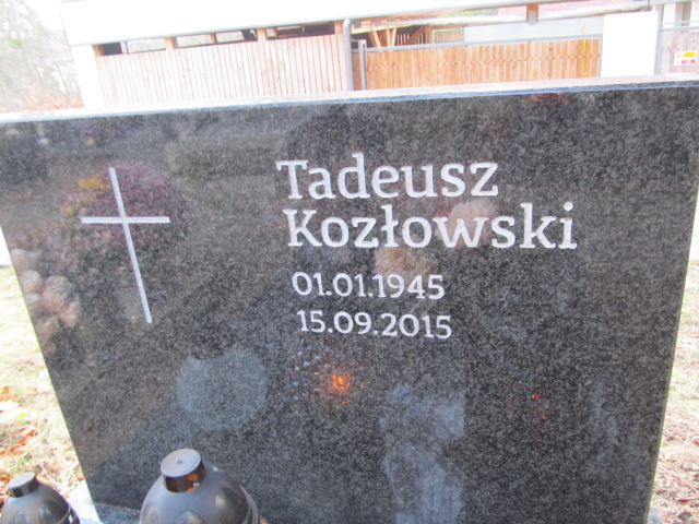 Grób TADEUSZ KOZŁOWSKI