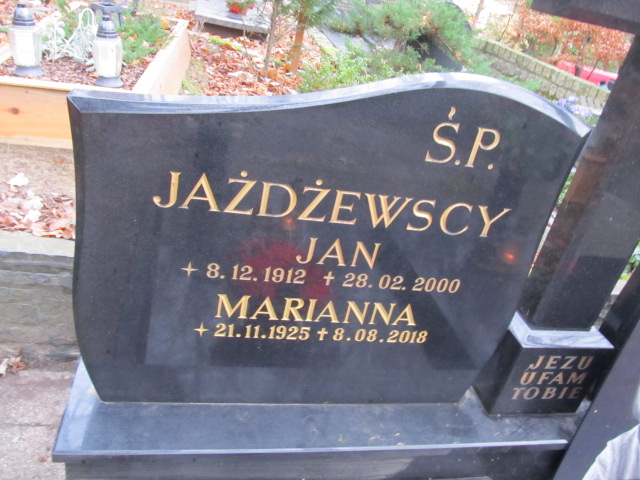 Marianna JAŻDŻEWSKA 1925 Sopot - Grobonet - Wyszukiwarka osób pochowanych