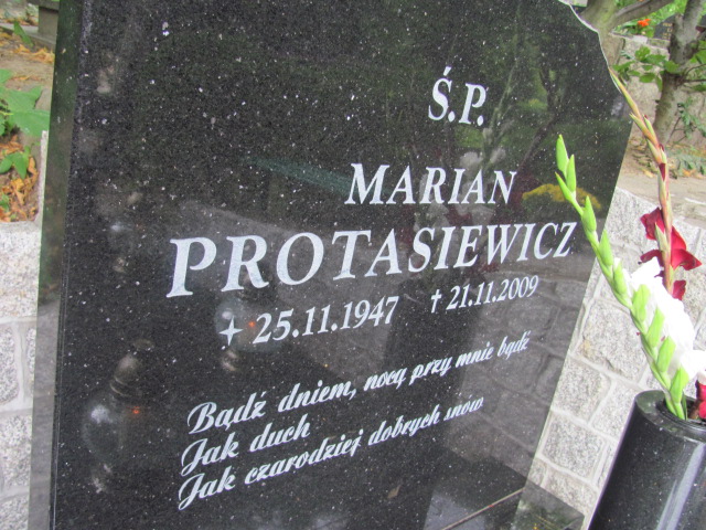 Marian Czesław PROTASIEWICZ 1947 Sopot - Grobonet - Wyszukiwarka osób pochowanych