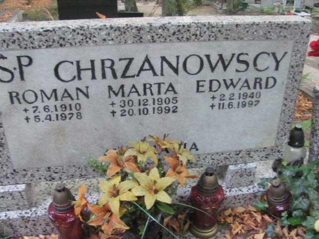 Roman CHRZANOWSKI 1910 Sopot - Grobonet - Wyszukiwarka osób pochowanych