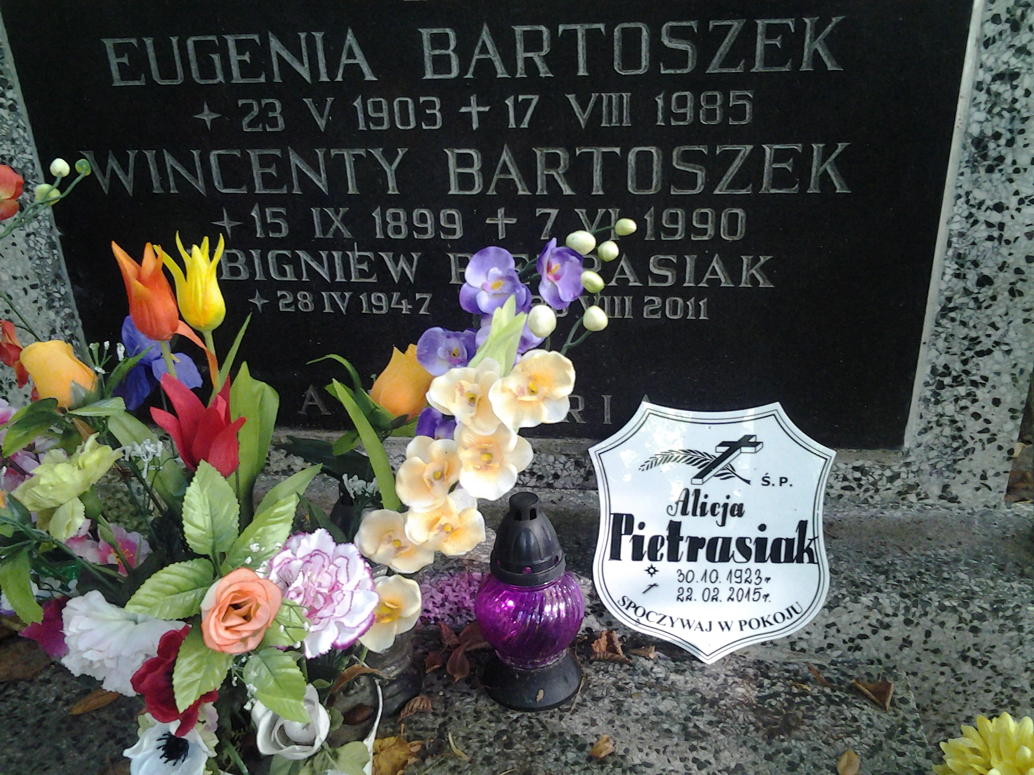 Grób WINCENTY BARTOSZEK