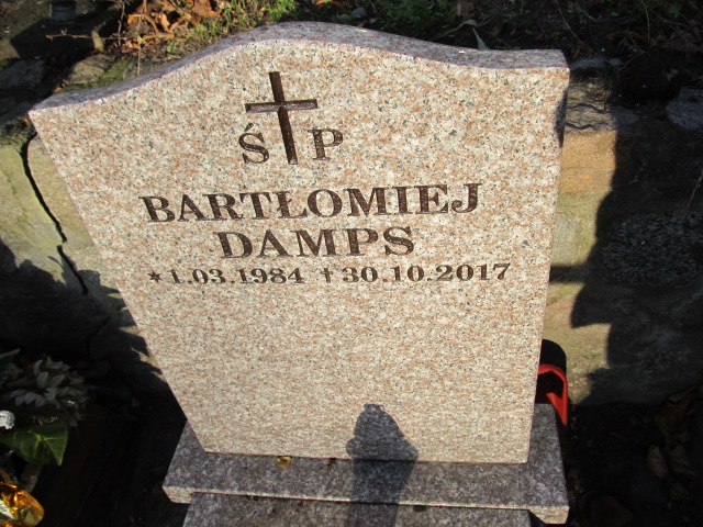 Bartłomiej DAMPS 1984 Sopot - Grobonet - Wyszukiwarka osób pochowanych