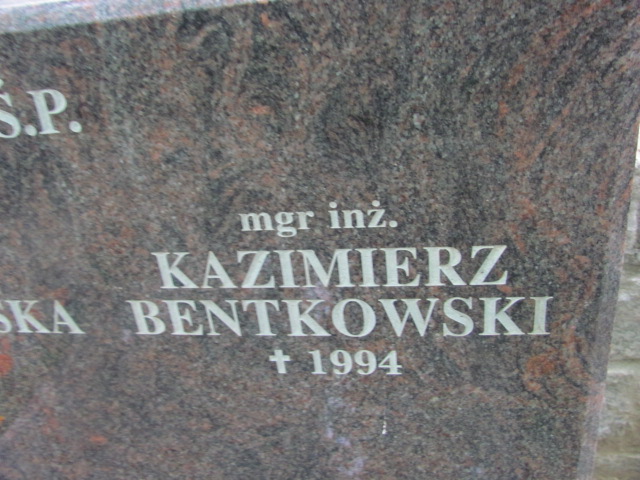 Kazimierz BENTKOWSKI Sopot - Grobonet - Wyszukiwarka osób pochowanych