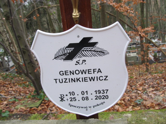 Genowefa TUZINKIEWICZ 1937 Sopot - Grobonet - Wyszukiwarka osób pochowanych