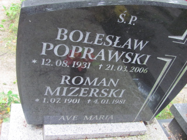 Roman MIZERSKI 1901 Sopot - Grobonet - Wyszukiwarka osób pochowanych