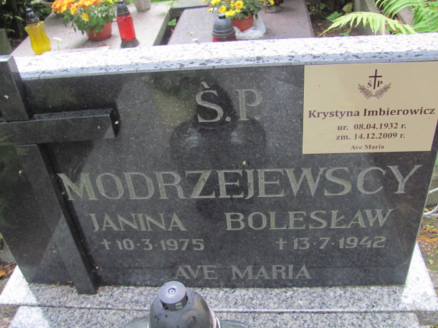 Krystyna IMBIEROWICZ 1932 Sopot - Grobonet - Wyszukiwarka osób pochowanych