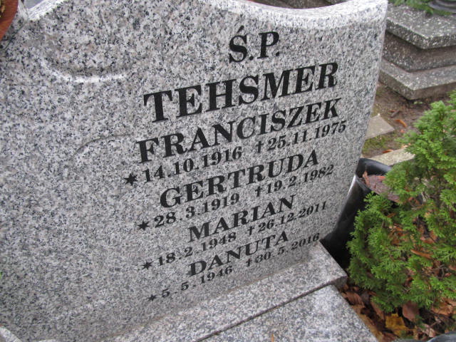 Marian TEHSMER 1948 Sopot - Grobonet - Wyszukiwarka osób pochowanych