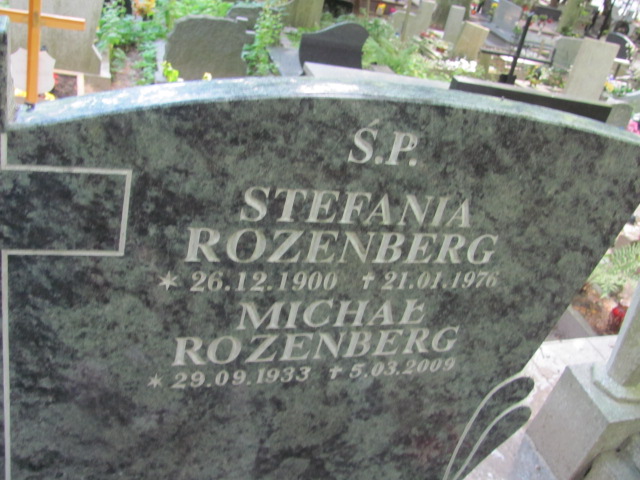 Stefania ROZENBERG 1900 Sopot - Grobonet - Wyszukiwarka osób pochowanych