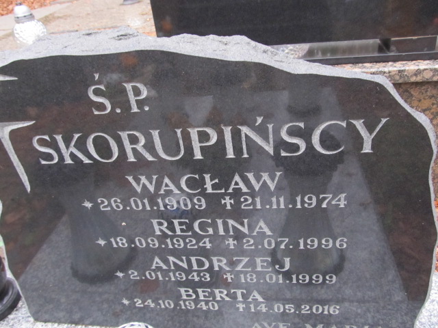 Wacław SKORUPIŃSKI 1909 Sopot - Grobonet - Wyszukiwarka osób pochowanych