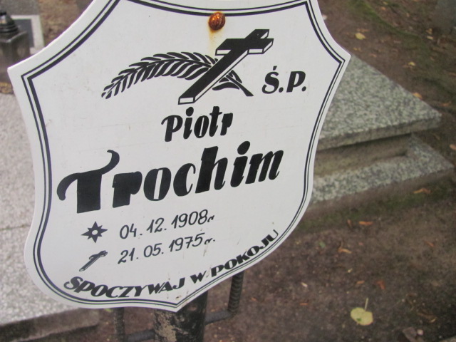 Piotr TROCHIM 1908 Sopot - Grobonet - Wyszukiwarka osób pochowanych