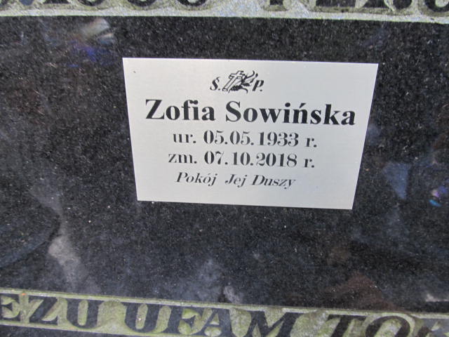 Marianna SOWIŃSKA 1908 Sopot - Grobonet - Wyszukiwarka osób pochowanych