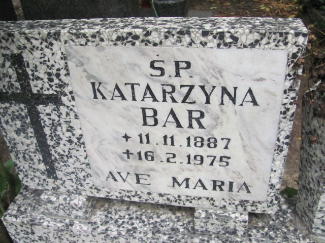 Katarzyna BAR 1887 Sopot - Grobonet - Wyszukiwarka osób pochowanych