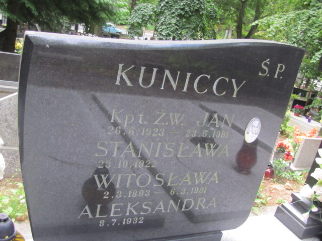 Aleksandra KUNICKA 1932 Sopot - Grobonet - Wyszukiwarka osób pochowanych
