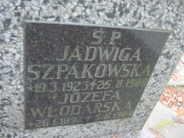 Jadwiga SZPAKOWSKA 1923 Sopot - Grobonet - Wyszukiwarka osób pochowanych