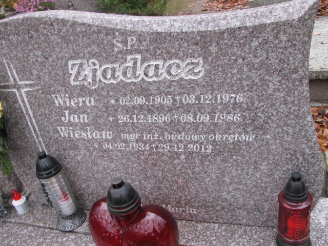 Jan ZJADACZ 1896 Sopot - Grobonet - Wyszukiwarka osób pochowanych