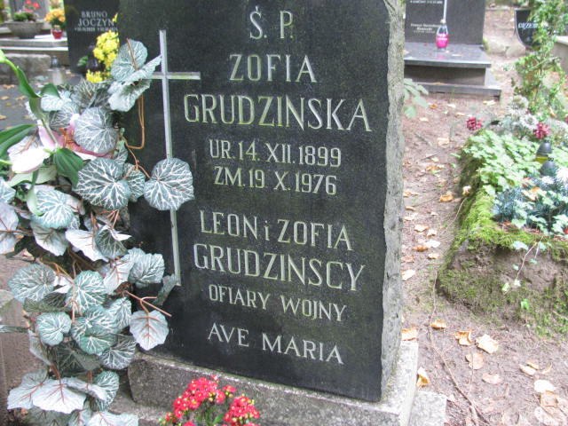 Zofia GRUDZIŃSKA 1899 Sopot - Grobonet - Wyszukiwarka osób pochowanych