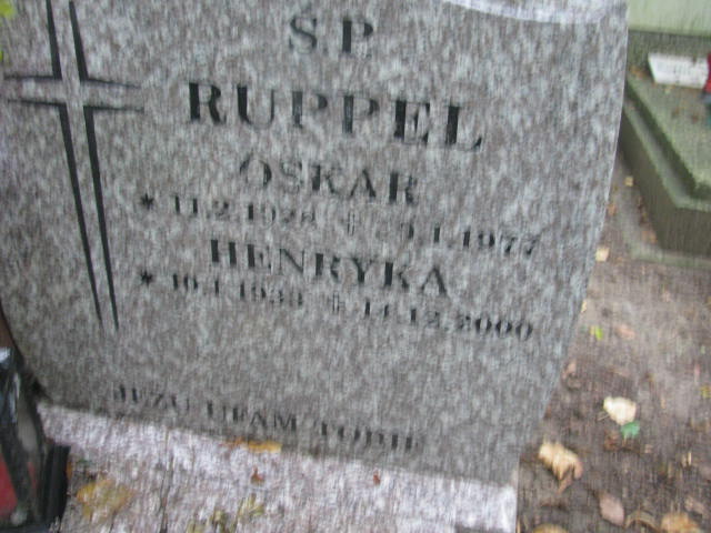 Henryka RUPPEL 1933 Sopot - Grobonet - Wyszukiwarka osób pochowanych