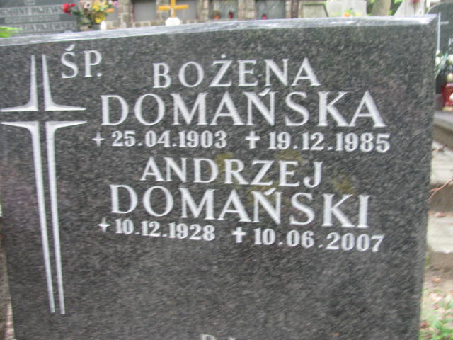 Wanda DOMAŃSKA 1933 Sopot - Grobonet - Wyszukiwarka osób pochowanych