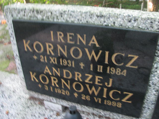 Irena KORNOWICZ 1931 Sopot - Grobonet - Wyszukiwarka osób pochowanych