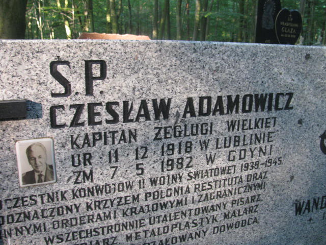 Czesław ADAMOWICZ 1918 Sopot - Grobonet - Wyszukiwarka osób pochowanych