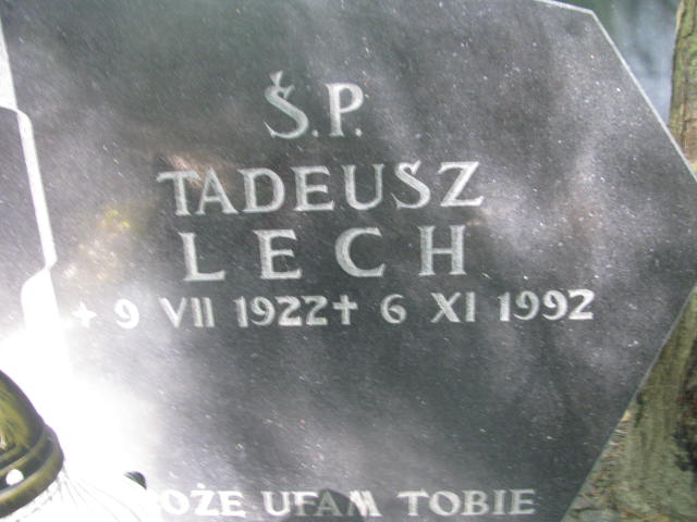 Tadeusz LECH 1922 Sopot - Grobonet - Wyszukiwarka osób pochowanych