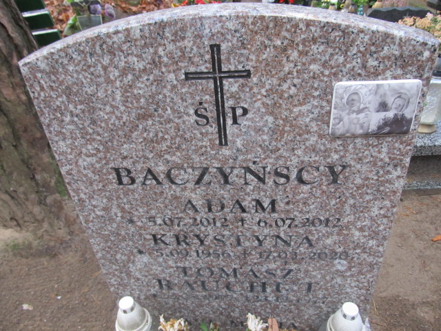 Grób KRYSTYNA BACZYŃSKA