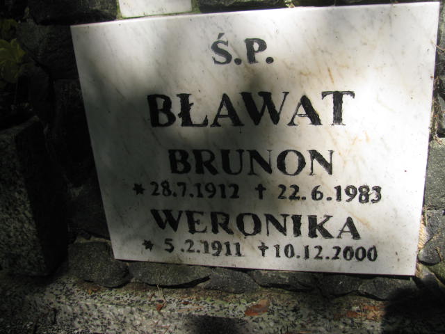 Weronika BŁAWAT 1911 Sopot - Grobonet - Wyszukiwarka osób pochowanych