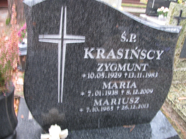 Mariusz KRASIŃSKI 1965 Sopot - Grobonet - Wyszukiwarka osób pochowanych