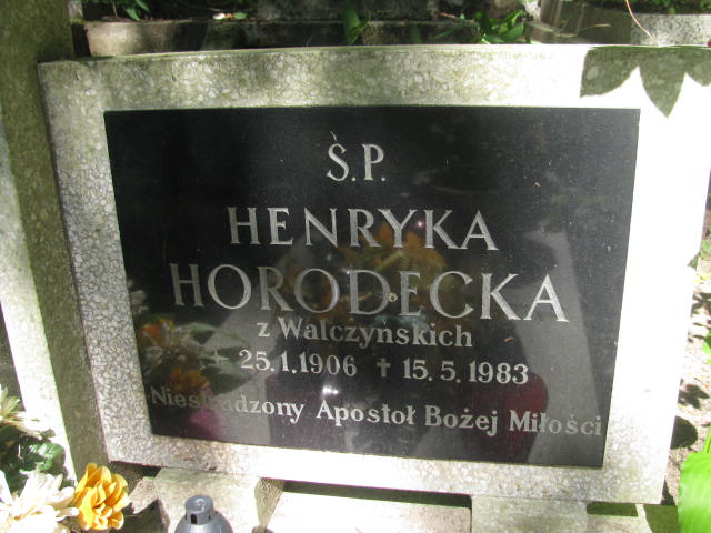 Henryka HORODECKA 1906 Sopot - Grobonet - Wyszukiwarka osób pochowanych