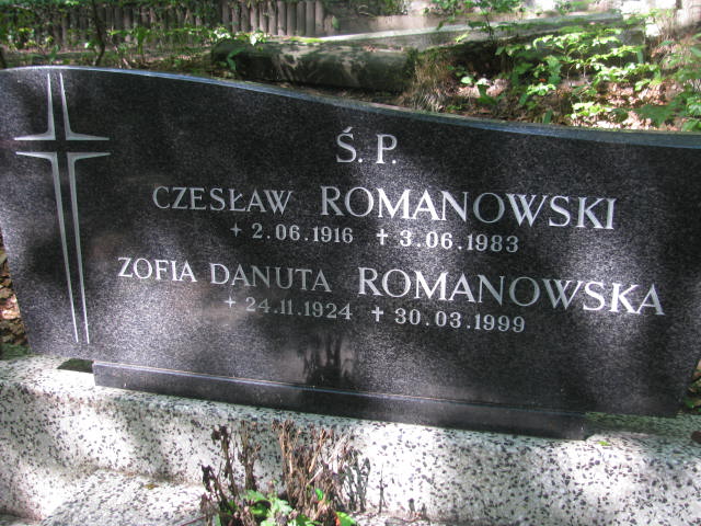 Czesław ROMANOWSKI 1916 Sopot - Grobonet - Wyszukiwarka osób pochowanych