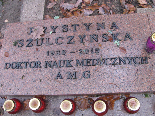 Krystyna SZULCZYŃSKA 1926 Sopot - Grobonet - Wyszukiwarka osób pochowanych