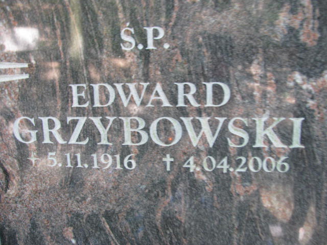  GRZYBOWSKI 1916 Sopot - Grobonet - Wyszukiwarka osób pochowanych