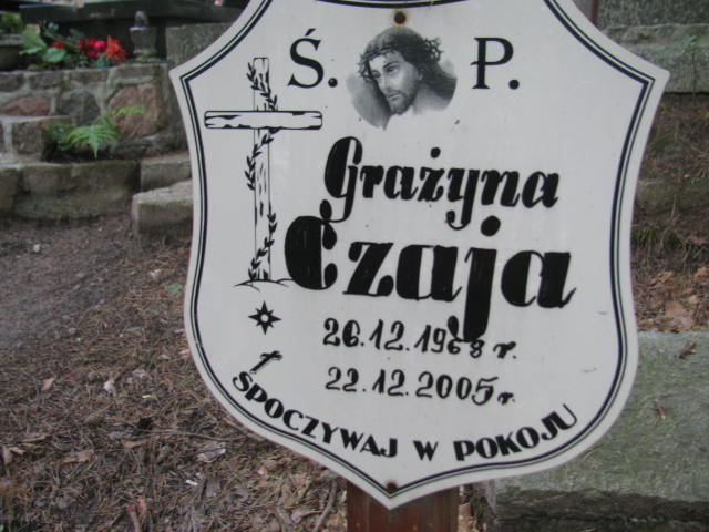 Grażyna Ewa CZAJA 1968 Sopot - Grobonet - Wyszukiwarka osób pochowanych