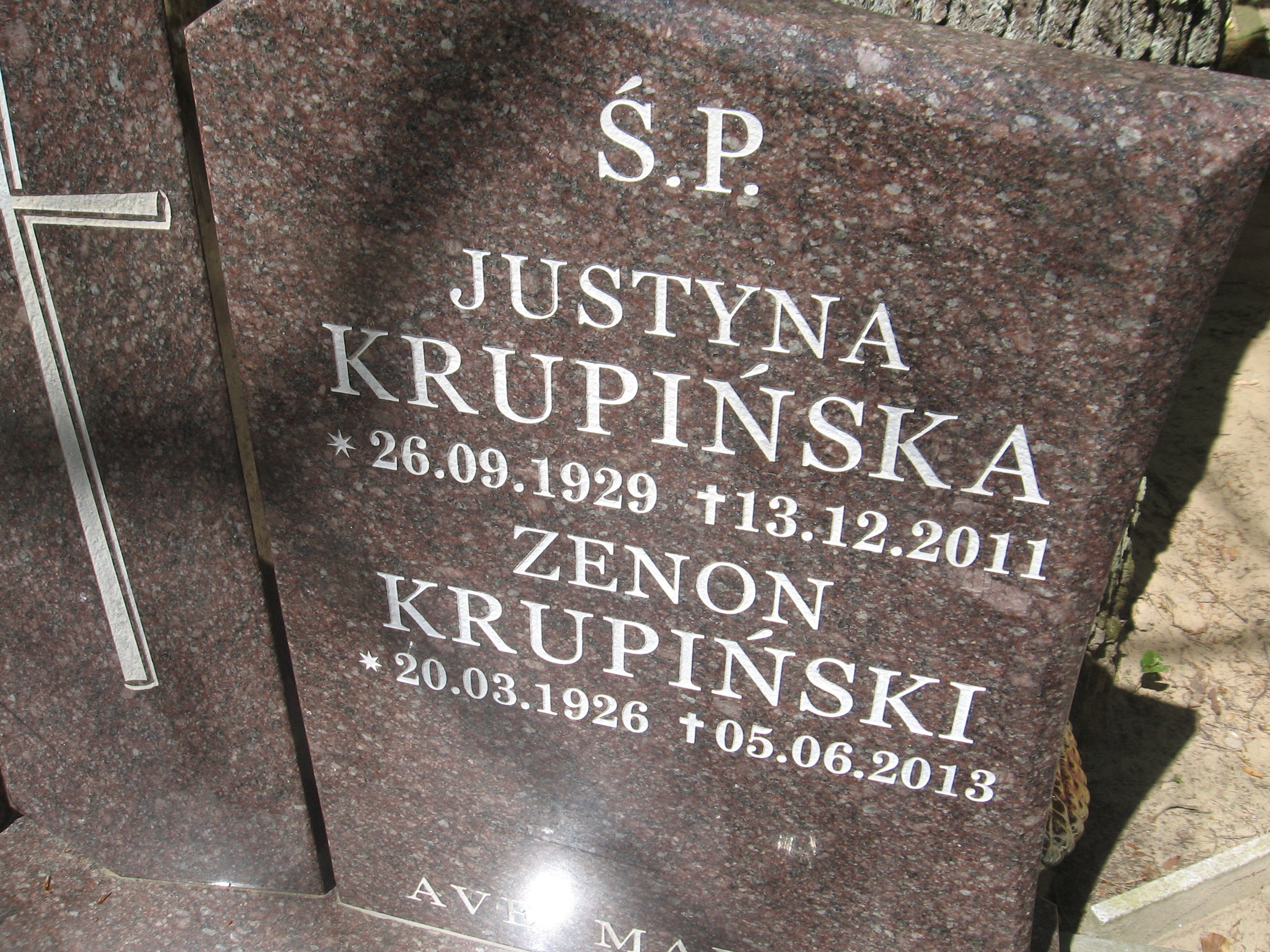 Grób MAREK KRUPIŃSKI
