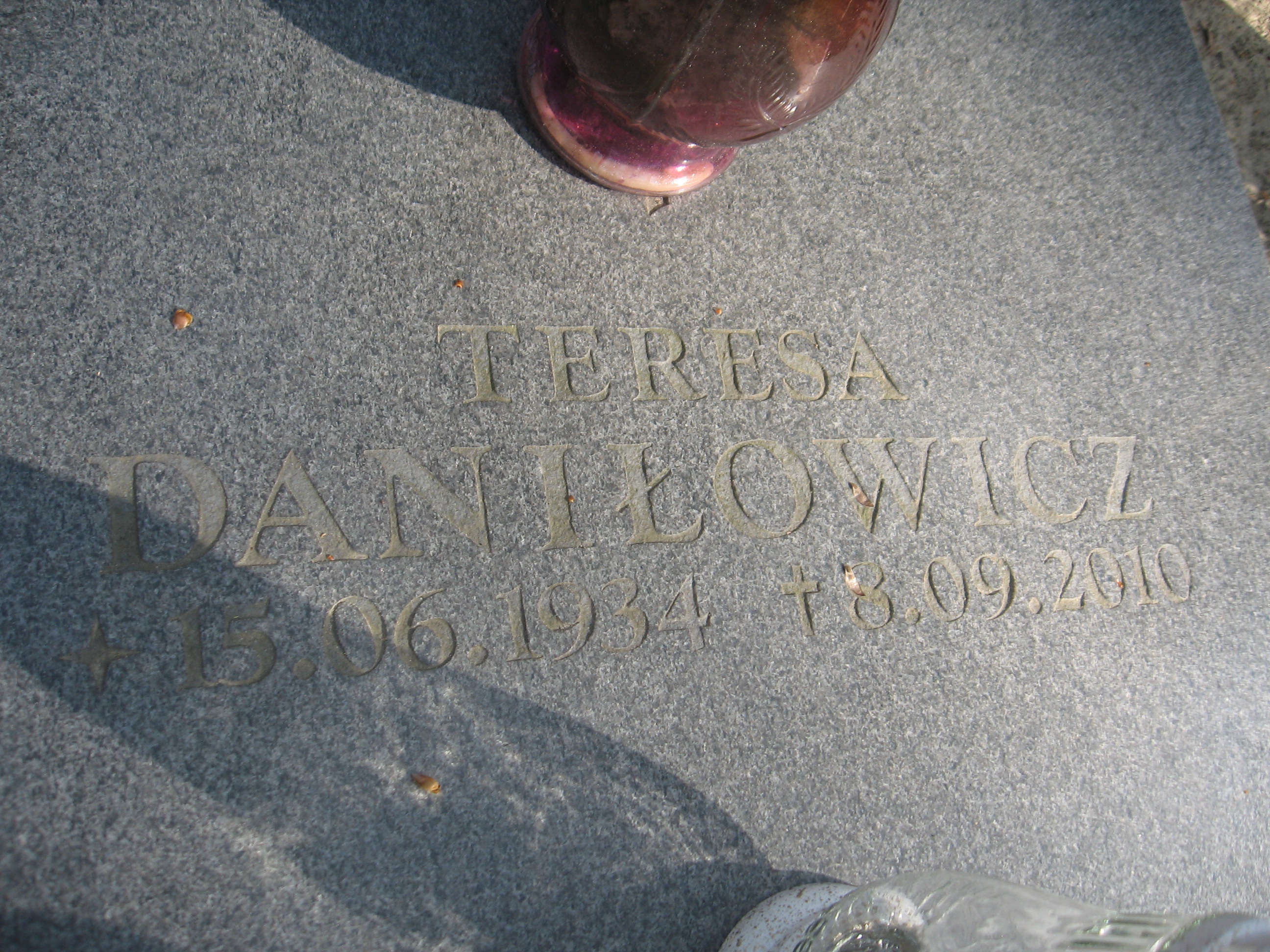 Grób TERESA DANIŁOWICZ