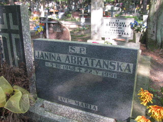 Antoni ABRATAŃSKI 1911 Sopot - Grobonet - Wyszukiwarka osób pochowanych