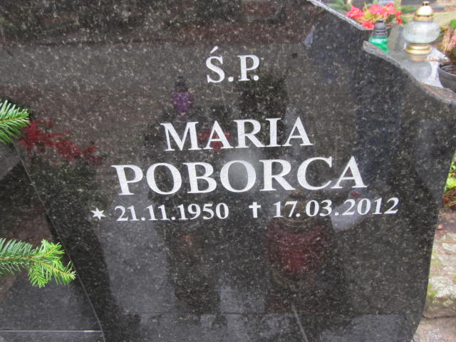 Maria POBORCA 1950 Sopot - Grobonet - Wyszukiwarka osób pochowanych