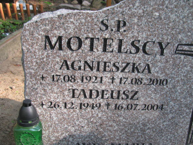 Tadeusz MOTELSKI 1949 Sopot - Grobonet - Wyszukiwarka osób pochowanych