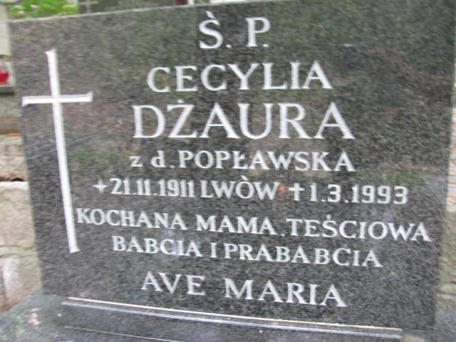 Michał DŻAURA 1904 Sopot - Grobonet - Wyszukiwarka osób pochowanych