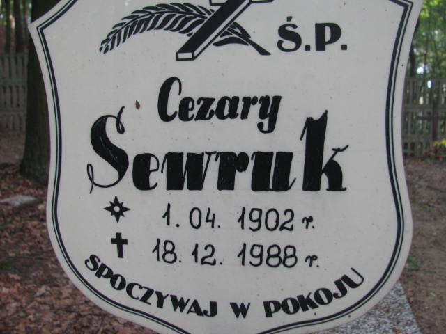 Cezary SEWRUK 1902 Sopot - Grobonet - Wyszukiwarka osób pochowanych