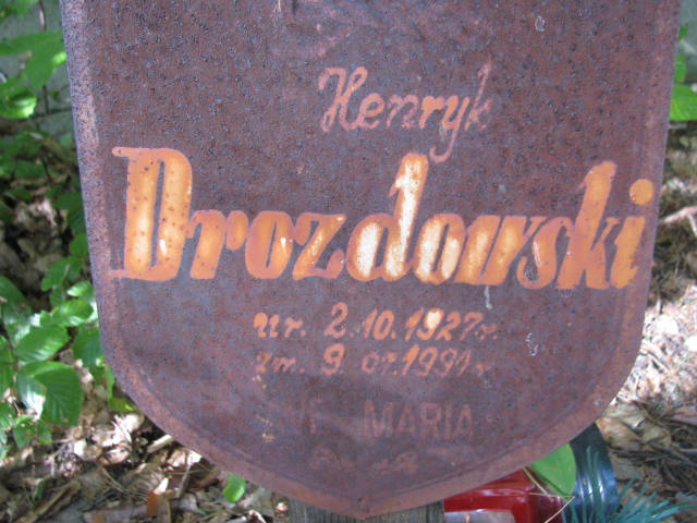 Henryk DROZDOWSKI 1927 Sopot - Grobonet - Wyszukiwarka osób pochowanych